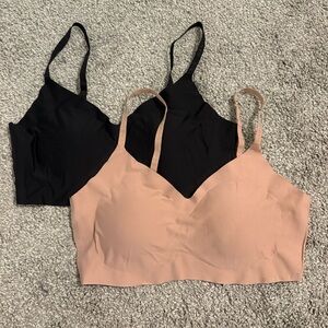 Danskin Black and Nude Bralette Set